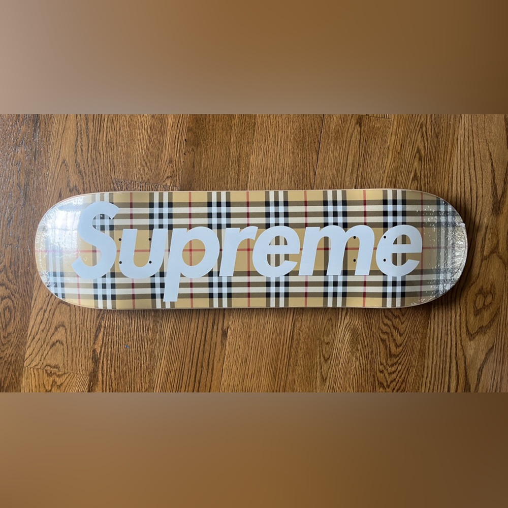 Supreme Burberry Skateboard Deck NWT